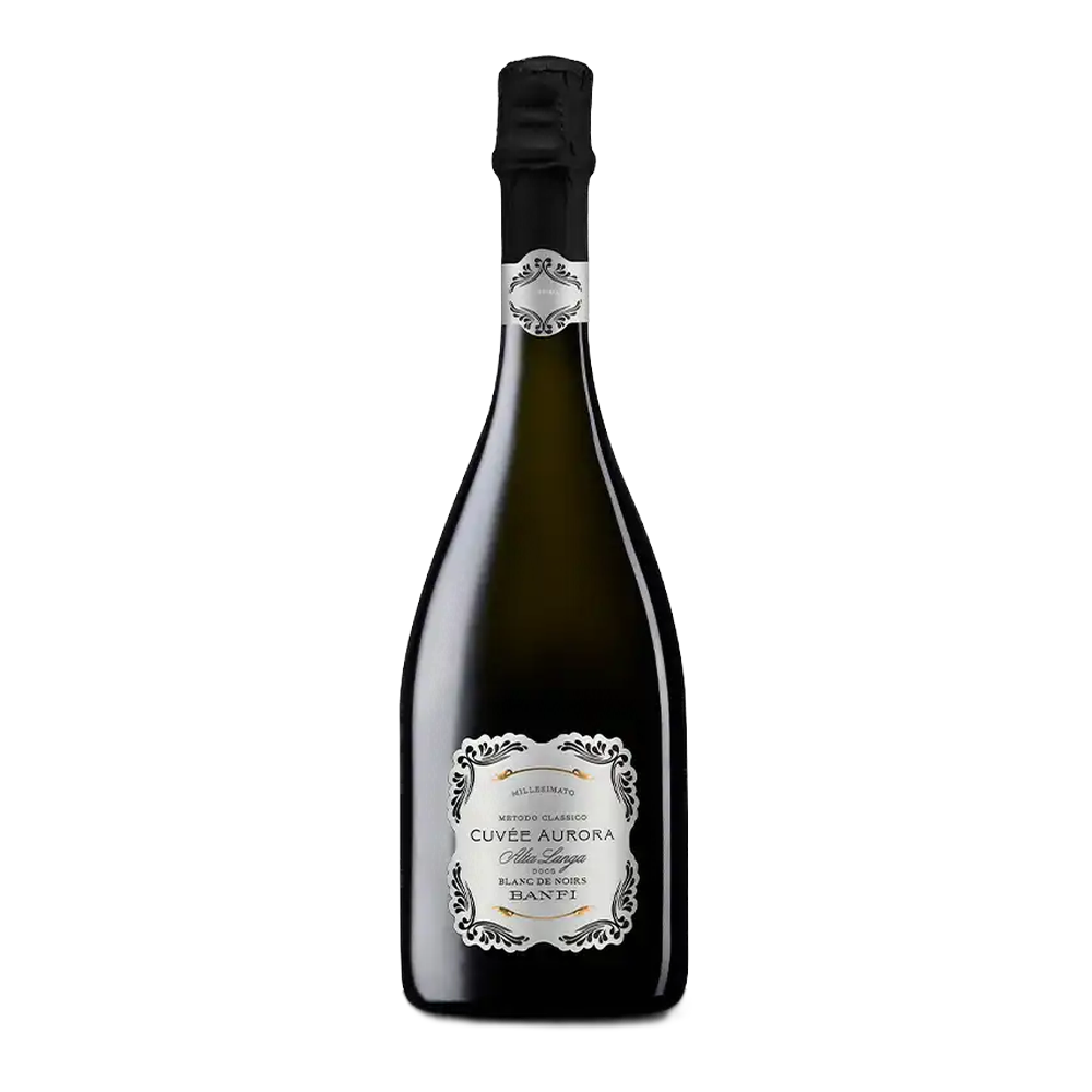 Banfi in Piemonte, Alta Langa Cuvée Aurora Blanc de Noirs Pas dosé 2016, Bottiglia 750 ml