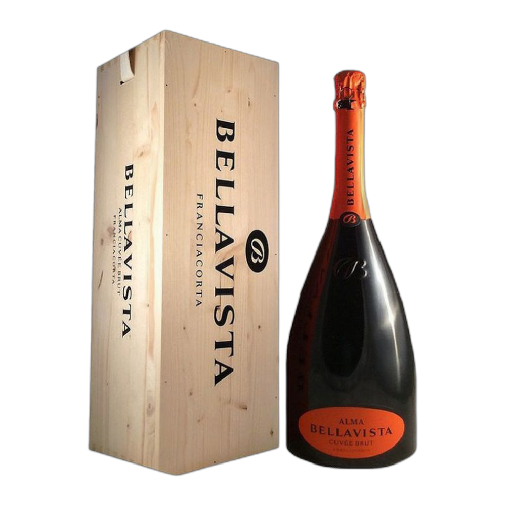 Bellavista, Franciacorta Grande Cuvée Alma Brut, Cassa legno 6000 ml