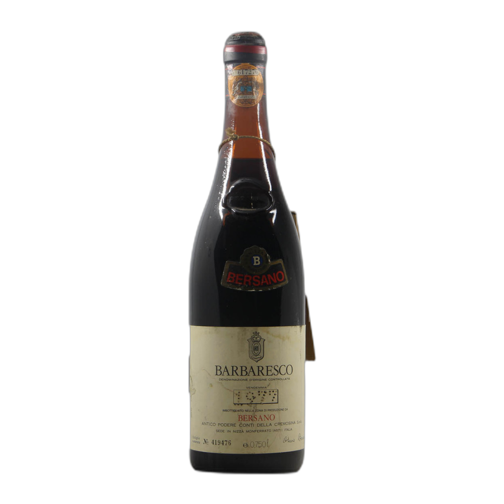 Bersano, Barbaresco 1977, Bottiglia 750 ml