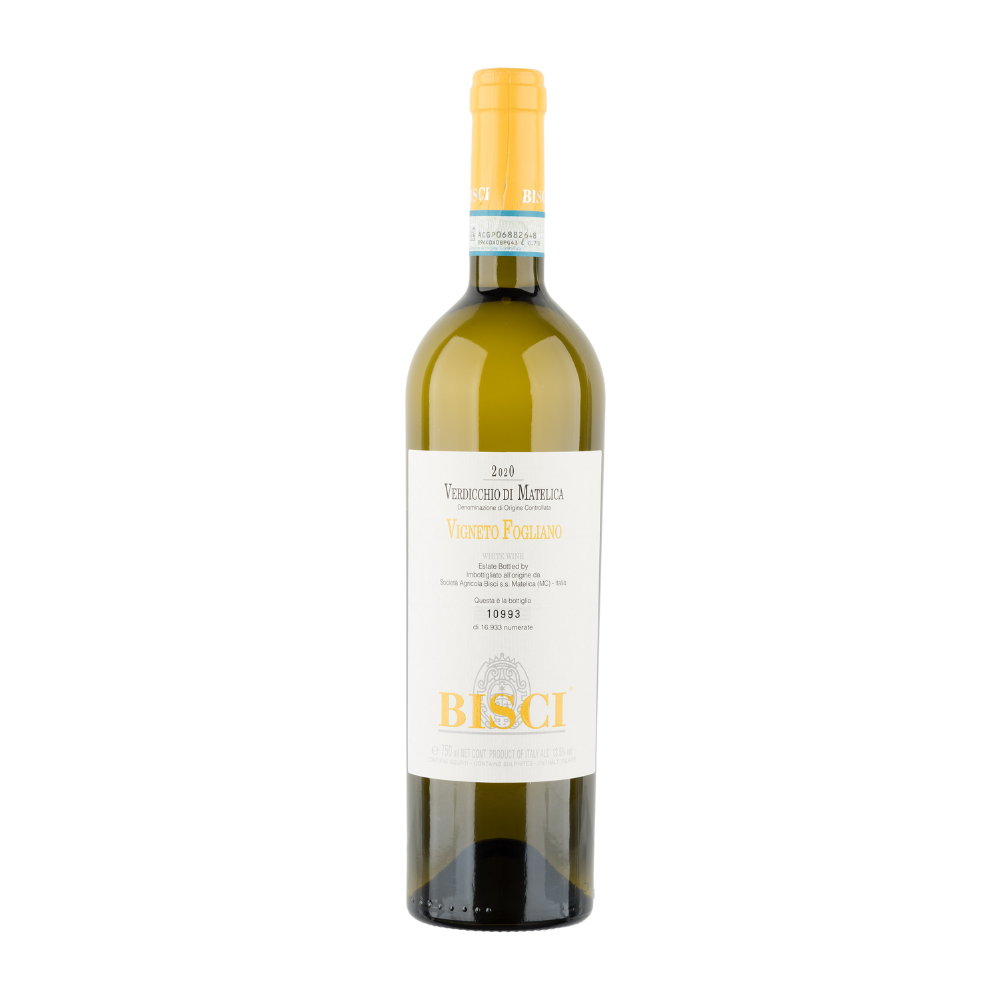 Bisci, Verdicchio di Matelica Vigneto Fogliano 2020, Bottiglia 750 ml
