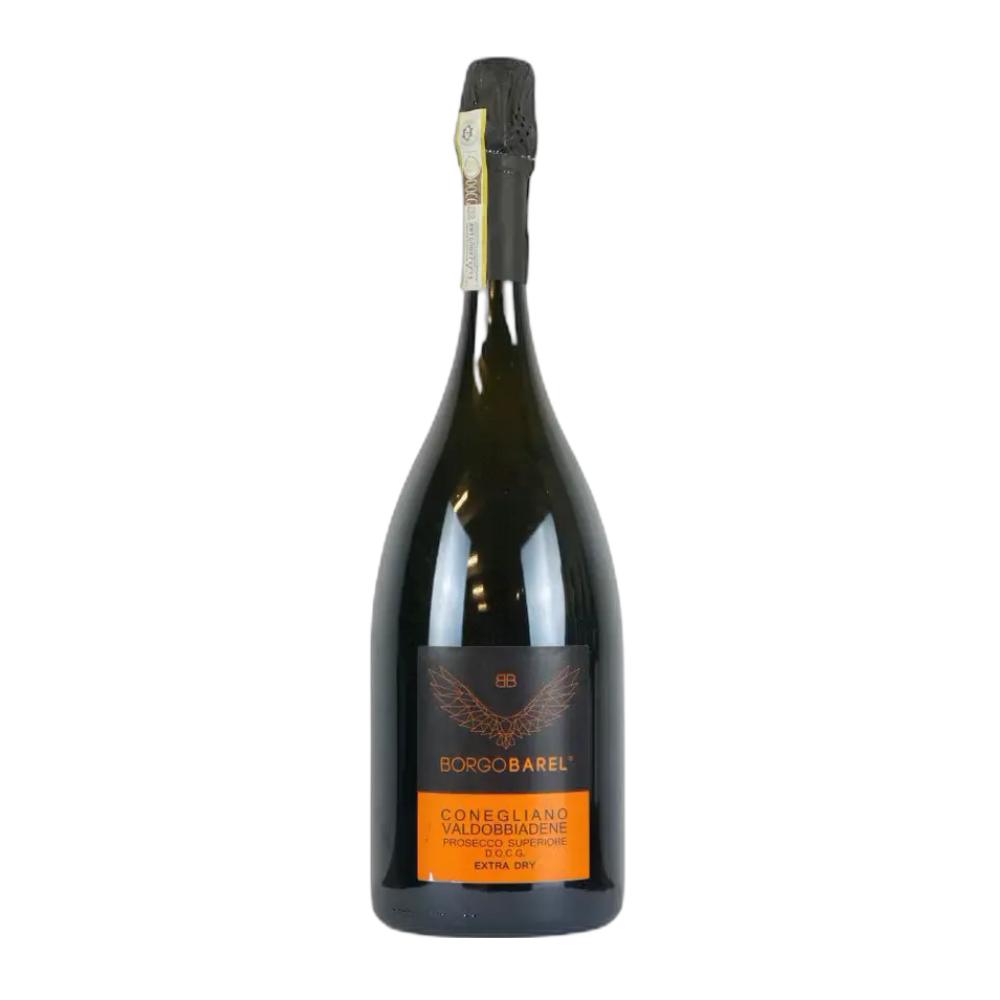 Borgo Barel, Prosecco Superiore Conegliano Valdobbiadene Extra dry, Magnum 1500 ml