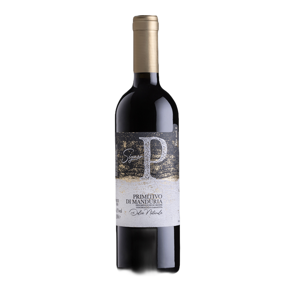 Borgo dei Trulli, Primitivo di Manduria Dolce Naturale Signor P 2022, Mezza bottiglia 500 ml