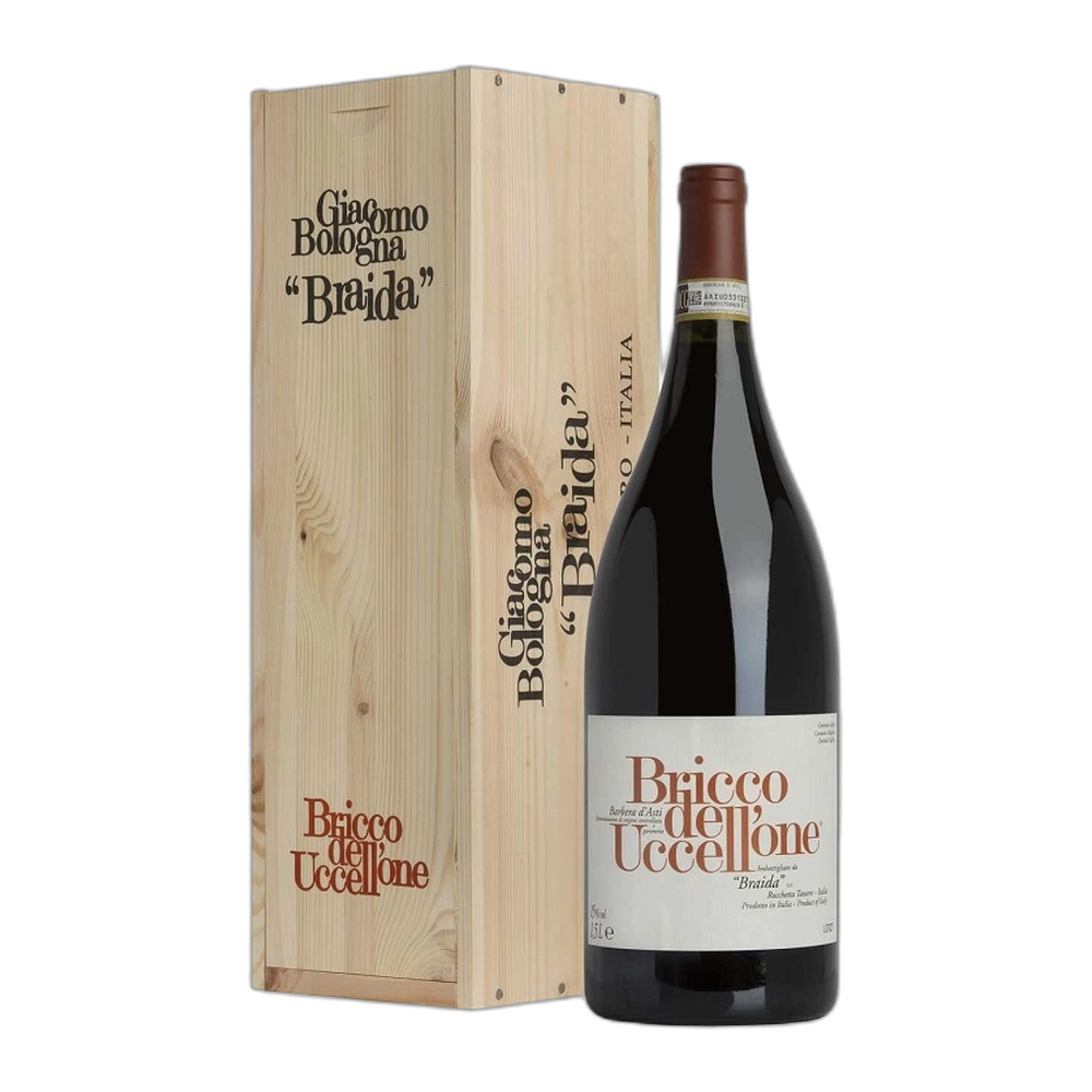Braida Giacomo Bologna, Barbera d'Asti Bricco dell'Uccellone 2021, Magnum cassa legno 1500 ml