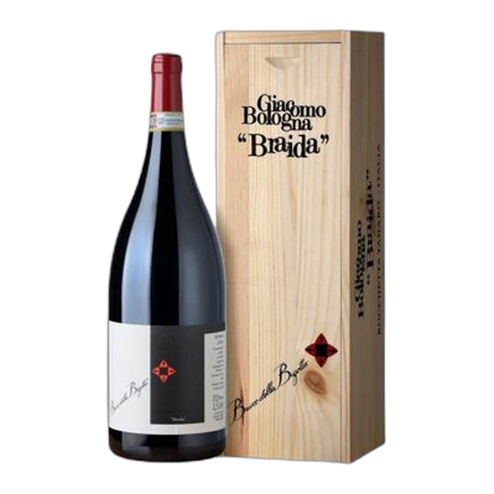 Braida Giacomo Bologna, Barbera d'Asti Bricco della Bigotta 2020, Doppia Mgm cassa legno 3000 ml