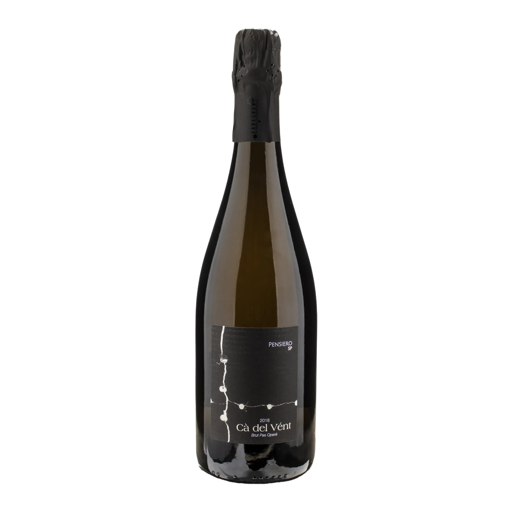 Cà del Vént, Pas Operé Pensiero SP Brut 2018, Bottiglia 750 ml