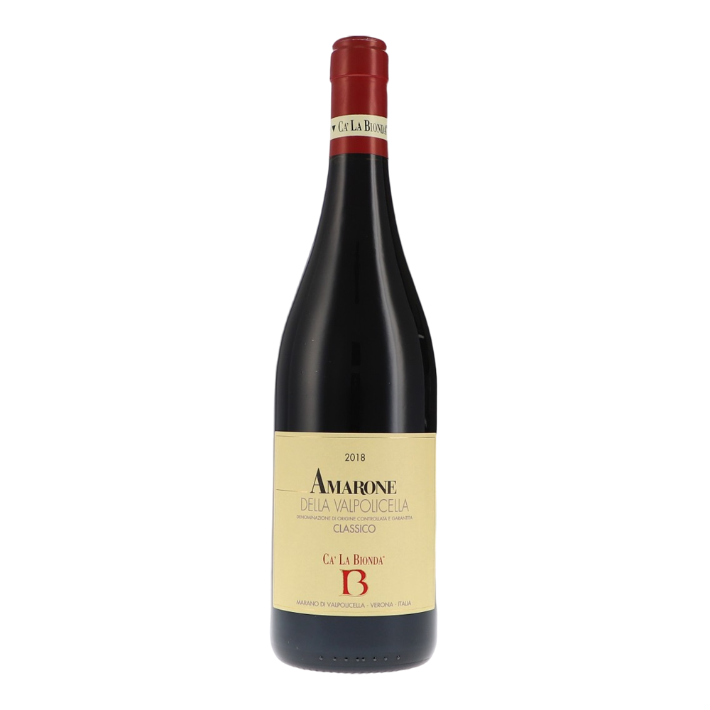 Ca' La Bionda, Amarone della Valpolicella Classico 2018, Bottiglia 750 ml