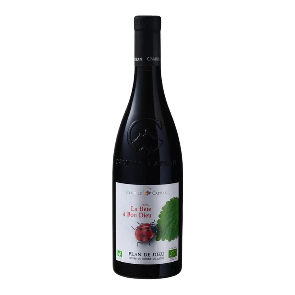 Camille Cayran, Côtes du Rhône Villages Plan de Dieu La Bête à Bon Dieu 2022, Bottiglia 750 ml
