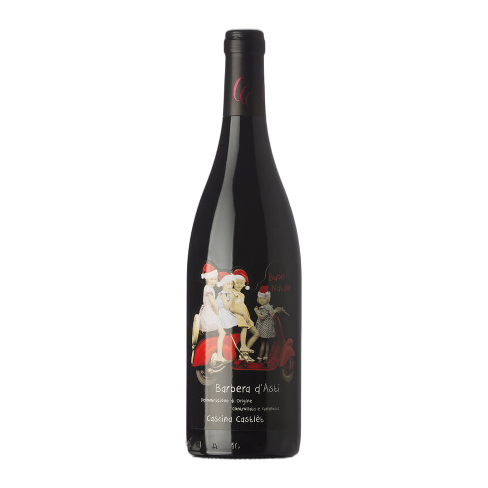 Cascina Castlet, Barbera d'Asti Vespa Buon Natale 2021, Magnum 1500 ml