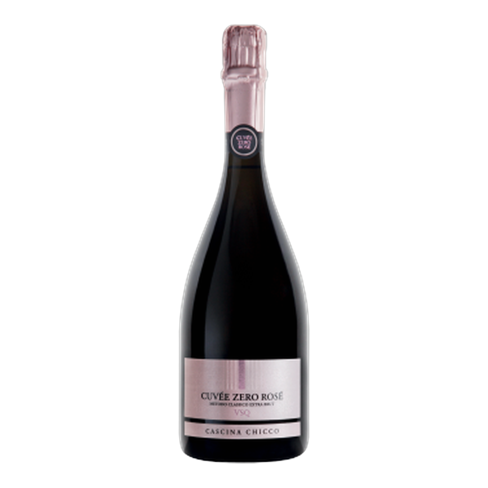 Cascina Chicco, Cuvée Zero Rosé Extra brut 2021, Bottiglia 750 ml
