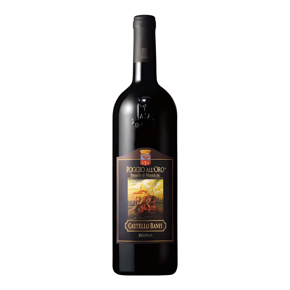 Castello di Banfi a Montalcino, Brunello di Montalcino Riserva Poggio all'Oro 2016, Bottiglia 750 ml