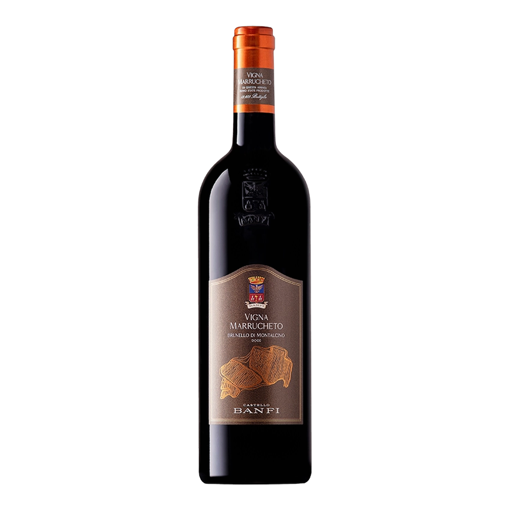 Castello di Banfi a Montalcino, Brunello di Montalcino Vigna Marrucheto 2018, Bottiglia 750 ml