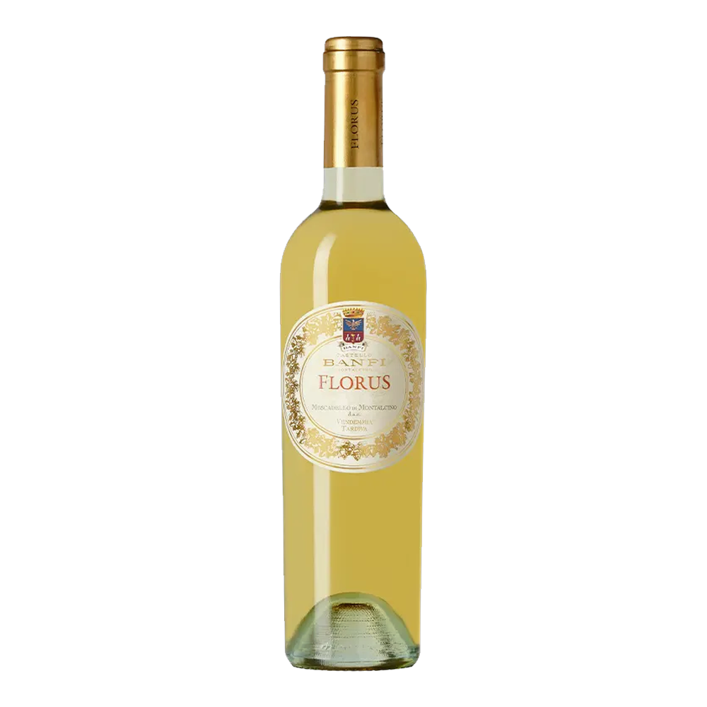 Castello di Banfi a Montalcino, Moscadello di Montalcino FloruS Vendemmia Tardiva 2020, Mezza bottiglia 500 ml