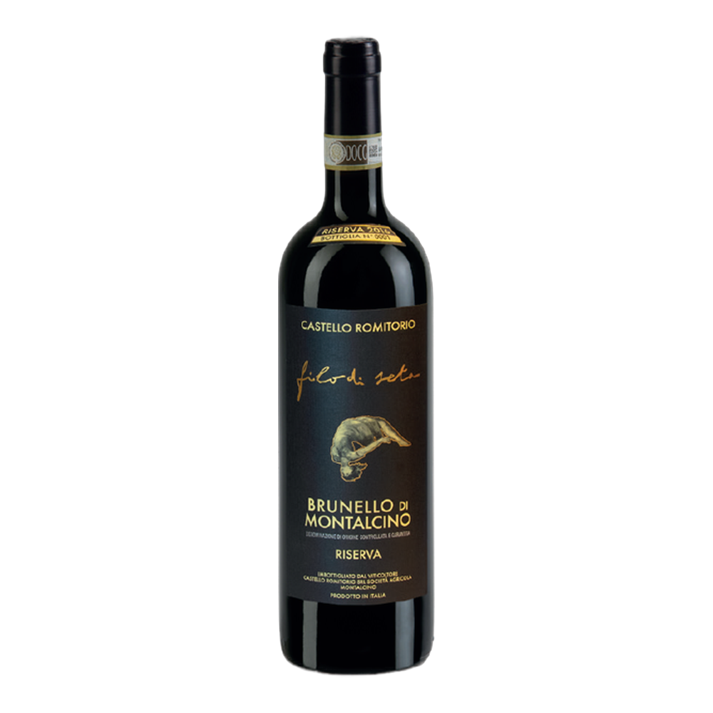 Castello Romitorio, Brunello di Montalcino Riserva Filo di Seta 2016, Bottiglia 750 ml