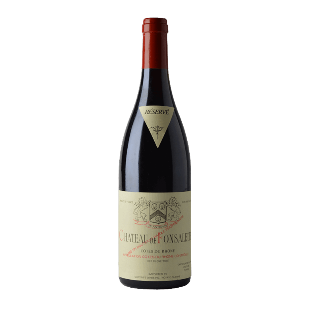 Château de Fonsalette, Côtes du Rhône Rouge 2007, Bottiglia 750 ml