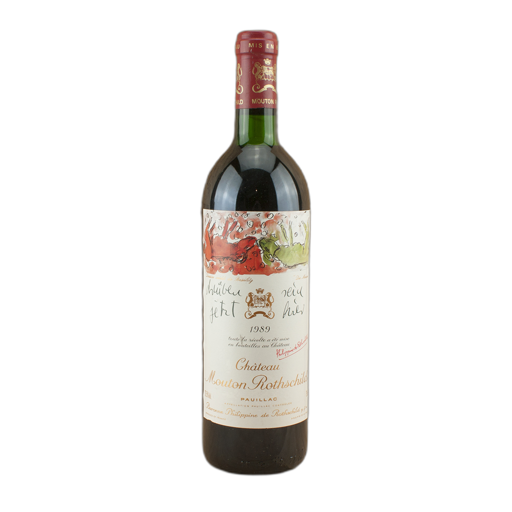 Château Mouton Rothschild, Pauillac Château Mouton-Rothschild 1er G.Cru Classé 1989, Bottiglia 750 ml