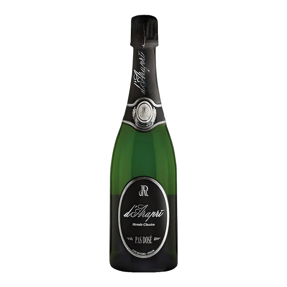 D'Araprì Pas dosé, Bottiglia 750 ml
