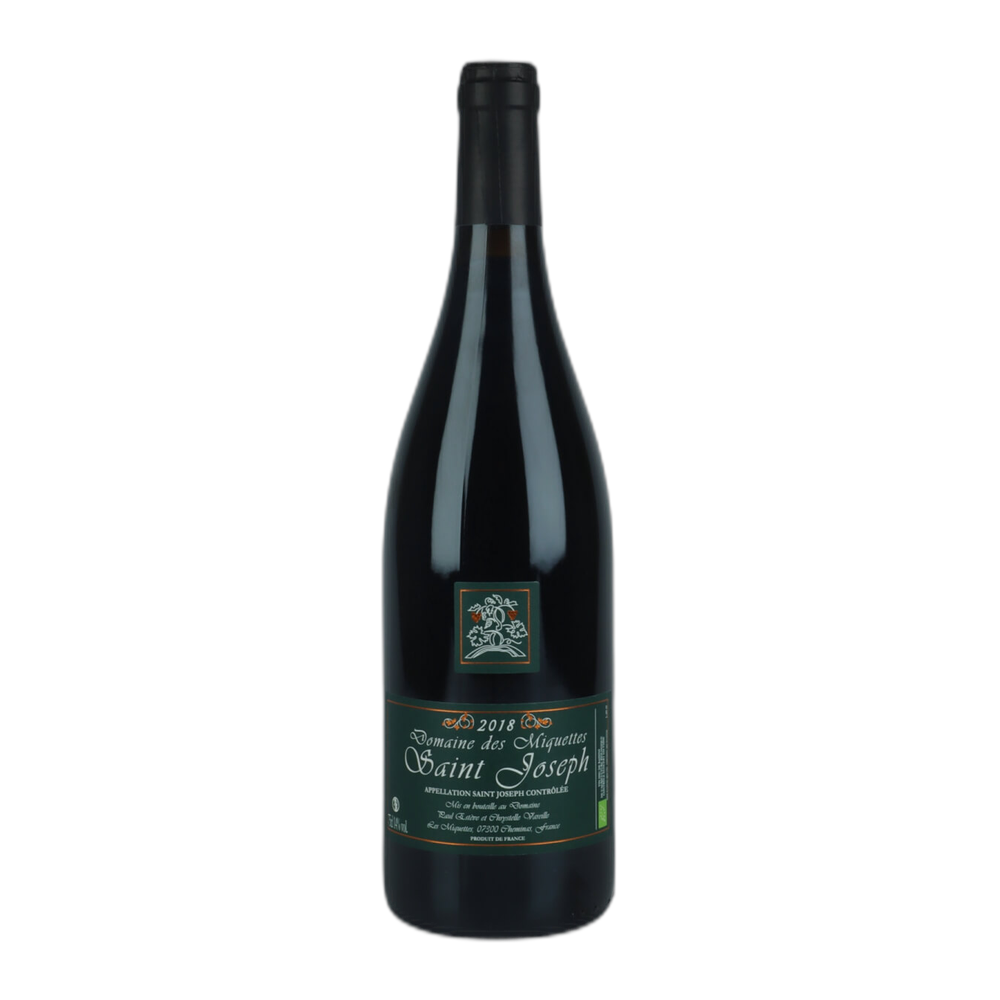 Domaine des Miquettes, Saint Joseph Et. Rouge 2018, Bottiglia 750 ml