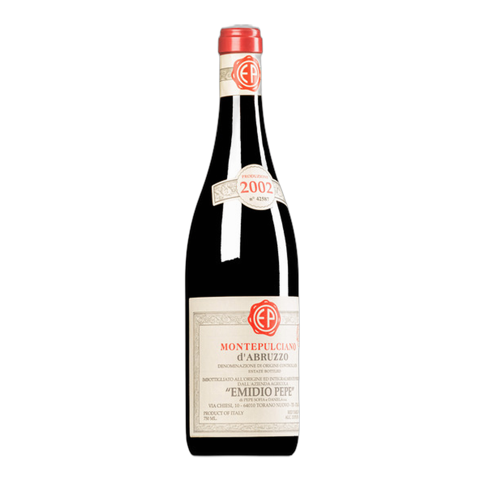 Emidio Pepe, Montepulciano d'Abruzzo Selezione Vecchie Vigne 2002, Bottiglia 750 ml