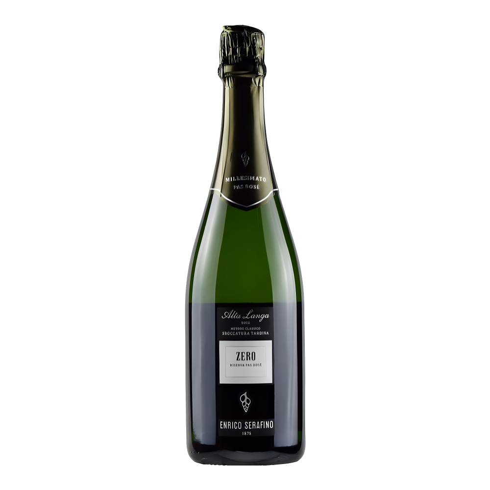 Enrico Serafino, Alta Langa Zero Sboccatura Tardiva Pas dosé 2018, Bottiglia 750 ml