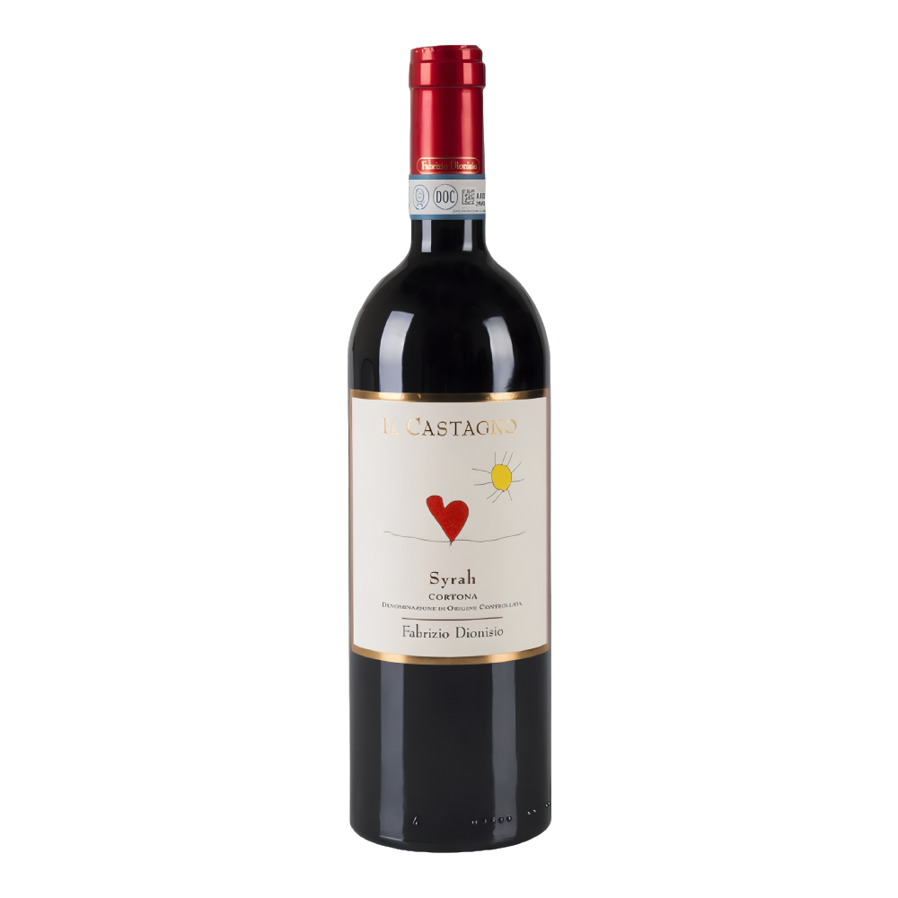 Fabrizio Dionisio, Syrah Cortona Castagnino 2023, Bottiglia 750 ml