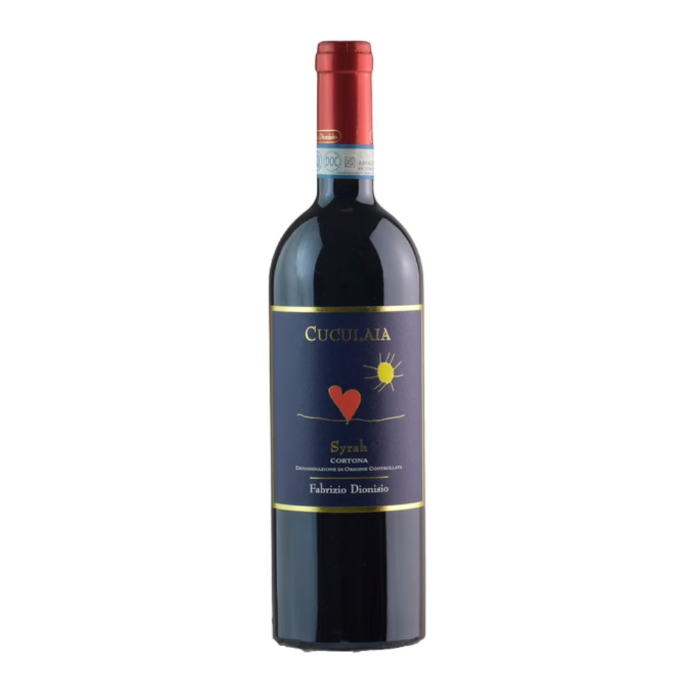 Fabrizio Dionisio, Syrah Cortona Cuculaia 2018, Bottiglia 750 ml