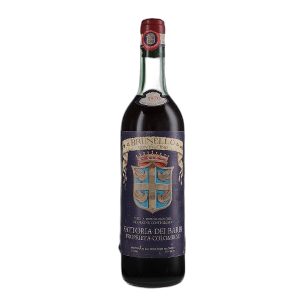 Fattoria dei Barbi, Brunello di Montalcino 1970, Bottiglia 730 ml