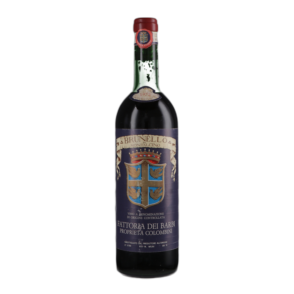 Fattoria dei Barbi, Brunello di Montalcino 1972, Bottiglia 750 ml