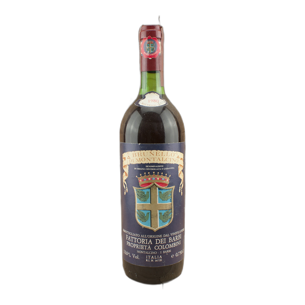 Fattoria dei Barbi, Brunello di Montalcino 1980, Bottiglia 750 ml