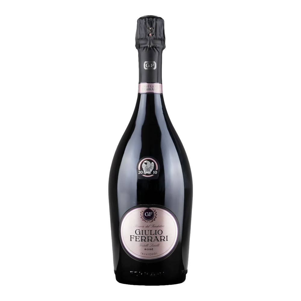 Ferrari, Trentodoc Giulio Ferrari Riserva del Fondatore Rosé Extra brut 2010, Bottiglia cassa legno 750 ml