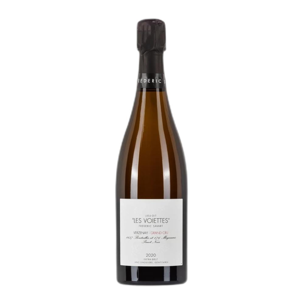 Frédéric Savart, Pinot noir Les Voiettes Extra brut Grand Cru 2020, Bottiglia 750 ml