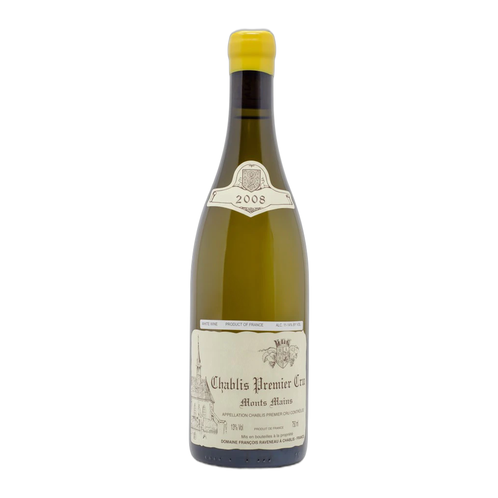 François Raveneau, Chablis Monts Mains 1er Cru 2008, Bottiglia 750 ml