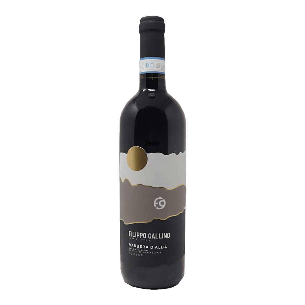 Filippo Gallino, Barbera d'Alba Superiore Elaine 2018, Bottiglia 750 ml