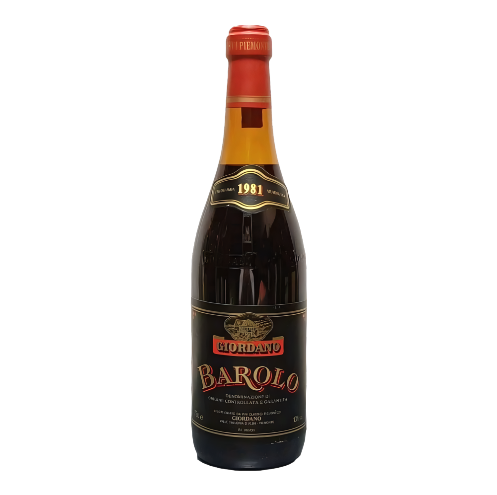 Giordano, Barolo 1981, Bottiglia 750 ml
