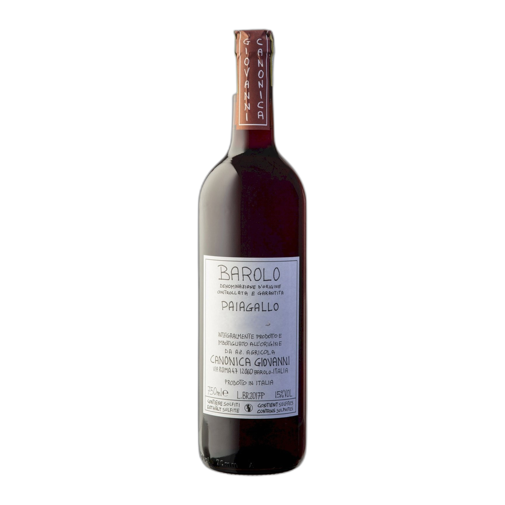 Giovanni Canonica, Barolo Paiagallo 2021, Bottiglia 750 ml