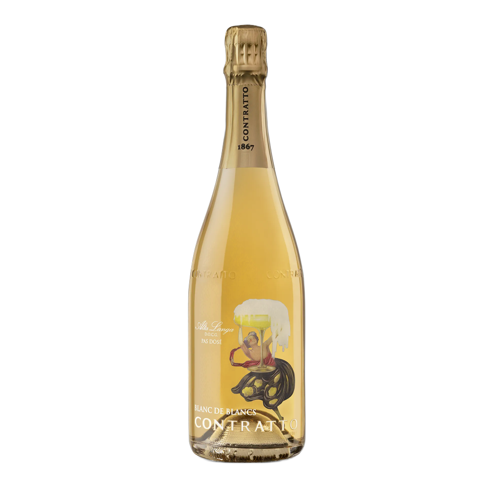 Giuseppe Contratto, Alta Langa Blanc de Blancs Pas dosé 2021, Bottiglia 750 ml