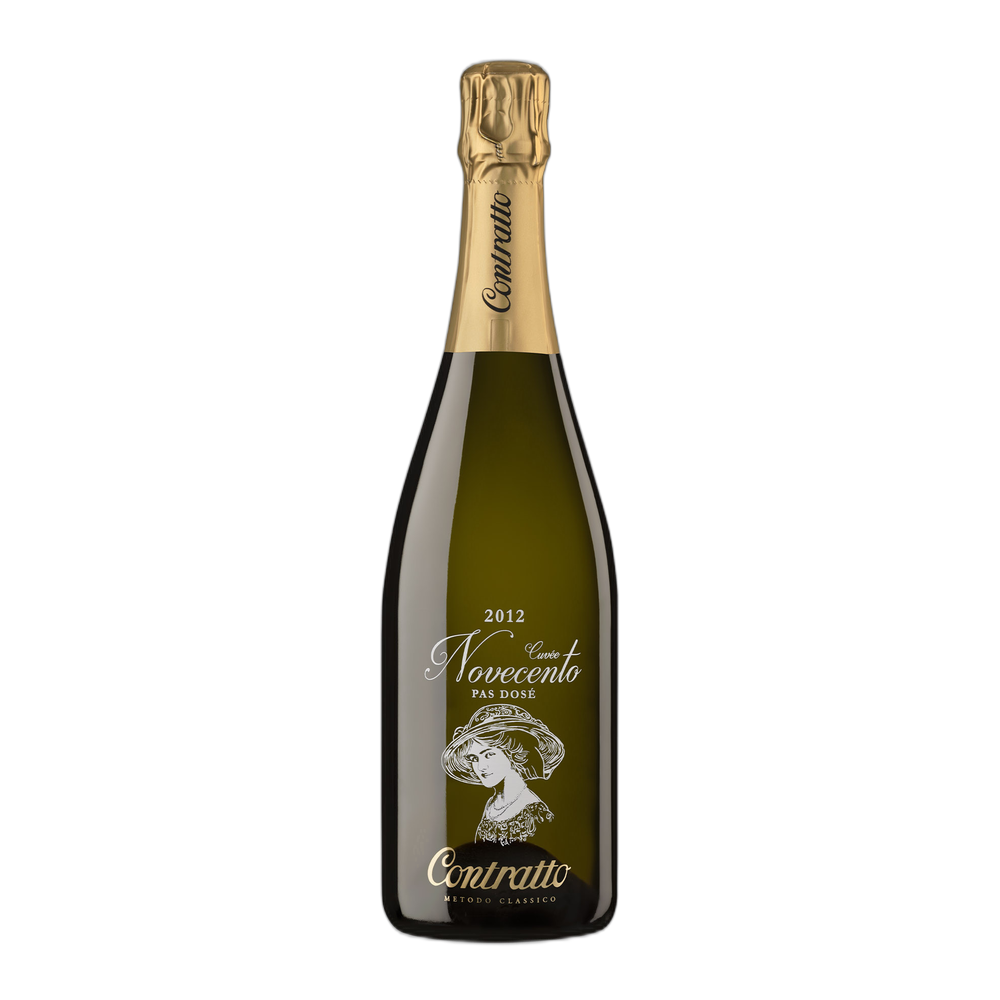 Giuseppe Contratto, Cuvée Novecento Pas dosé 2012, Bottiglia 750 ml