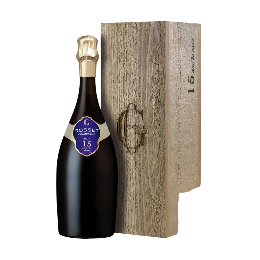 Gosset, Cuvée 15 Ans de Cave Brut, Bottiglia con astuccio 750 ml