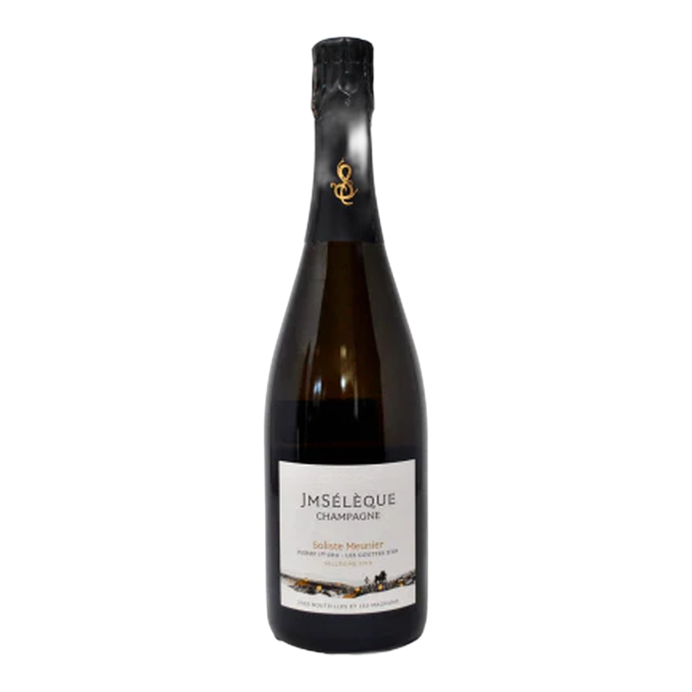 Jean-Marc Sélèque, Soliste Meunier Les Gouttes d'Or Extra brut 1er Cru 2019, Bottiglia 750 ml