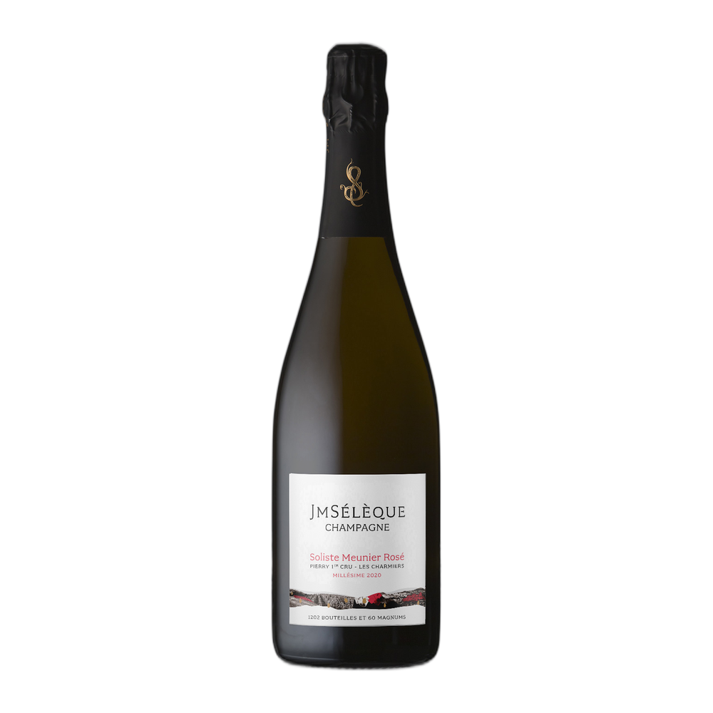 Jean-Marc Sélèque, Soliste Meunier Rosé Pierry Les Charmiers Extra brut 1er Cru 2019, Bottiglia 750 ml