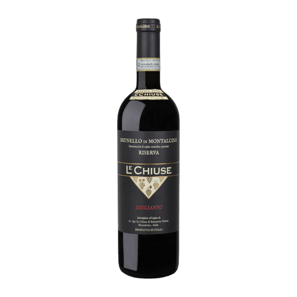 Le Chiuse, Brunello di Montalcino Riserva DieciAnni 2015, Bottiglia 750 ml
