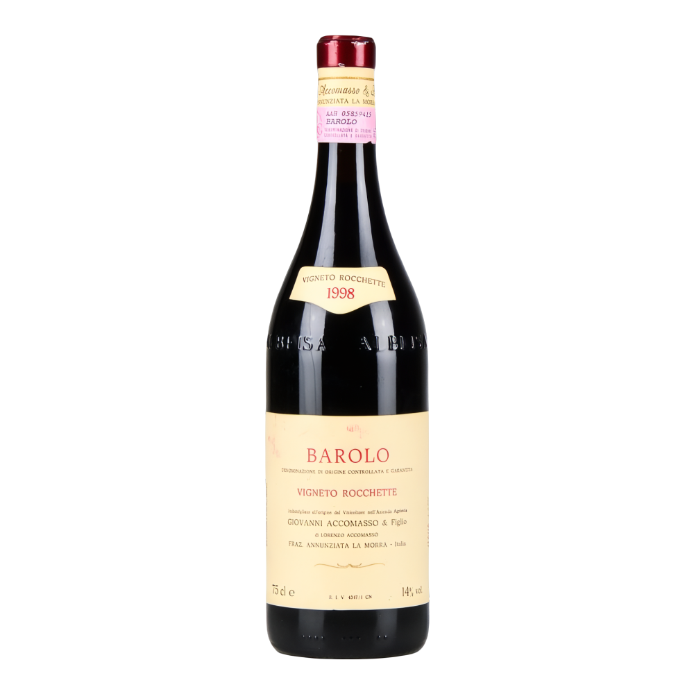 Lorenzo Accomasso, Barolo Vigneto Rocchette 1998, Bottiglia 750 ml