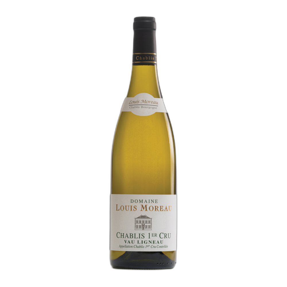 Louis Moreau, Chablis Vau Ligneau 1er Cru 2022, Bottiglia 750 ml