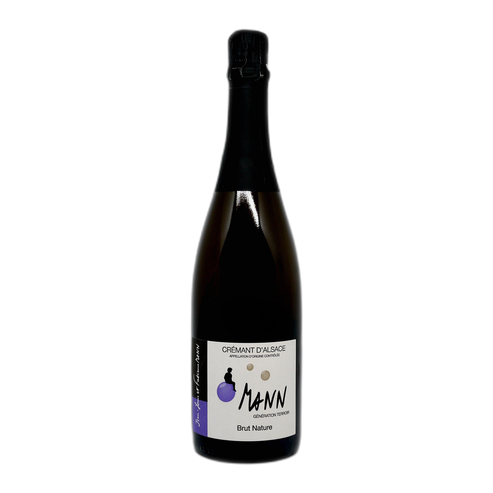 Mann - Vignobles des 3 Terres, Crémant d'Alsace Infiniment Fou Brut nature 2014, Bottiglia 750 ml