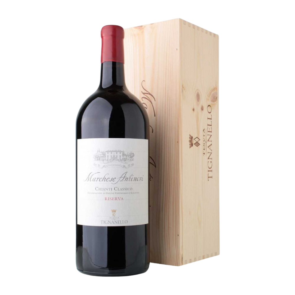 Marchesi Antinori, Chianti Classico Riserva Tenuta Tignanello Marchese Antinori 2019, Doppia Mgm cassa legno 3000 ml