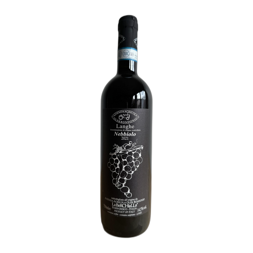 Olek Bondonio - La Berchialla, Nebbiolo Langhe 2021, Bottiglia 750 ml