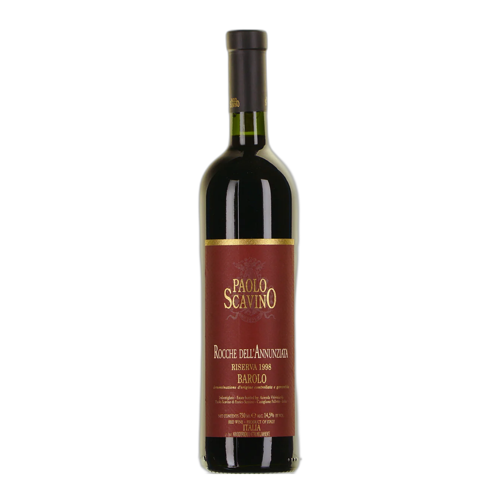 Paolo Scavino, Barolo Riserva Rocche dell'Annunziata 1998, Bottiglia 750 ml