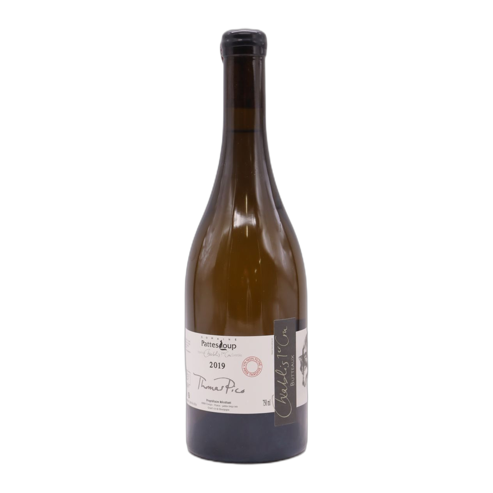 Pattes Loup Thomas Pico, Chablis Butteaux Mise Tardive 1er Cru 2019, Bottiglia 750 ml