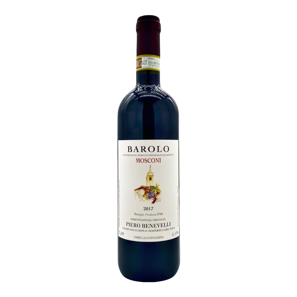 Piero Benevelli, Barolo Mosconi 2017, Bottiglia 750 ml