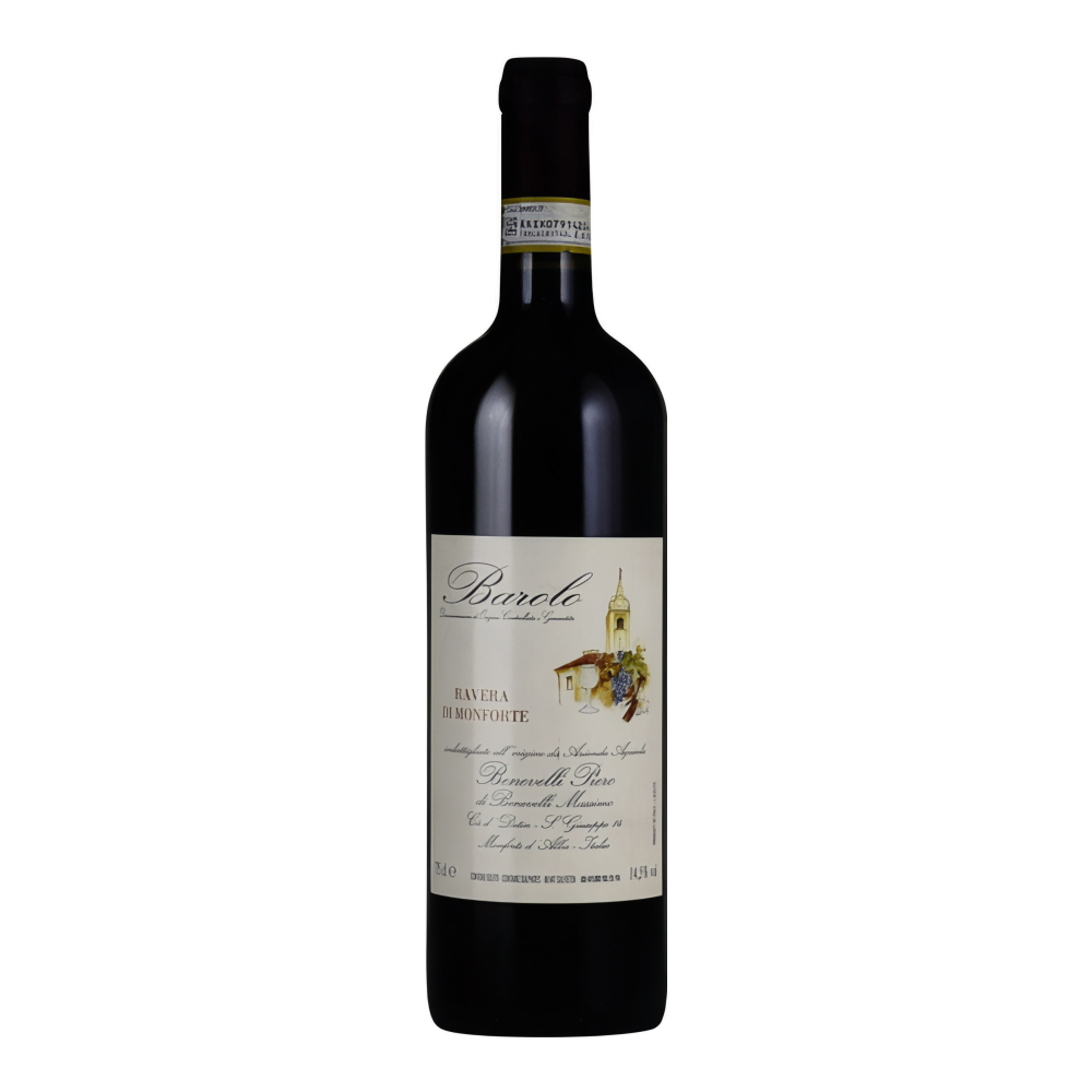Piero Benevelli, Barolo Ravera di Monforte 2017, Bottiglia 750 ml