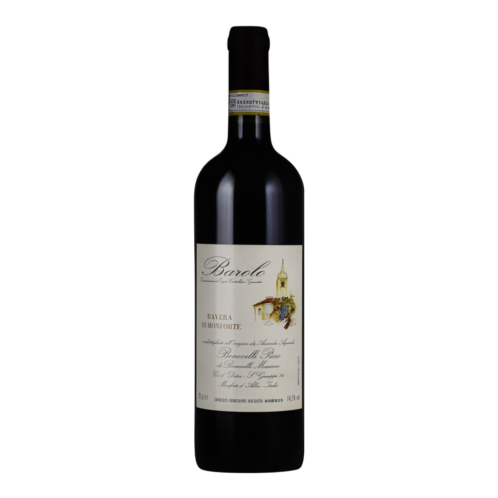 Piero Benevelli, Barolo Ravera di Monforte 2020, Bottiglia 750 ml